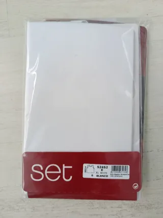 Camiseta Set caballero blanca