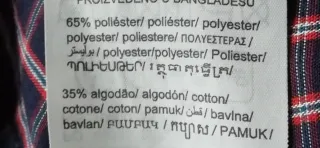 Camicia blu a quadretti