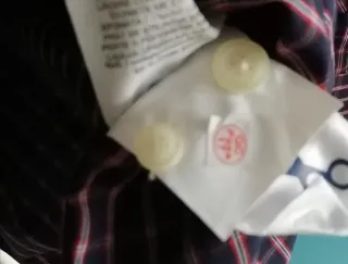 Camicia blu a quadretti