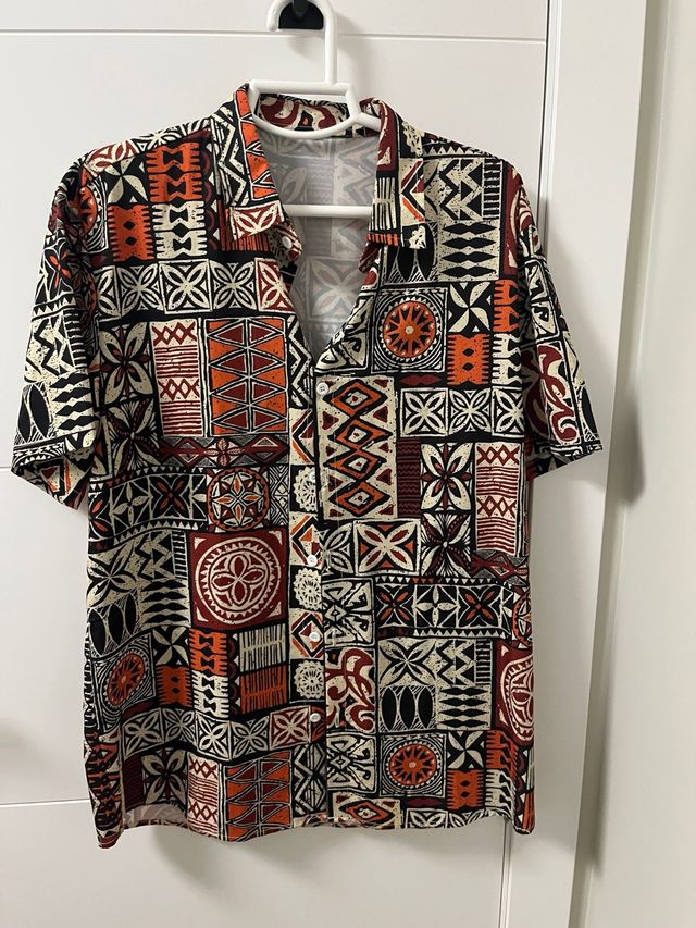 Camisa hombre verano estampada ( pack de 2)