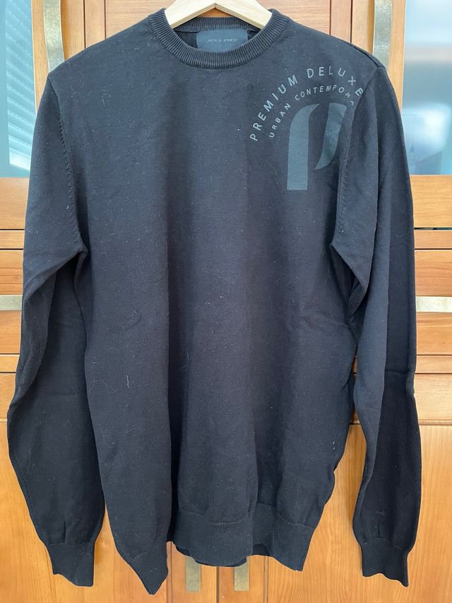 Jersey Jack & Jones Negro Hombre