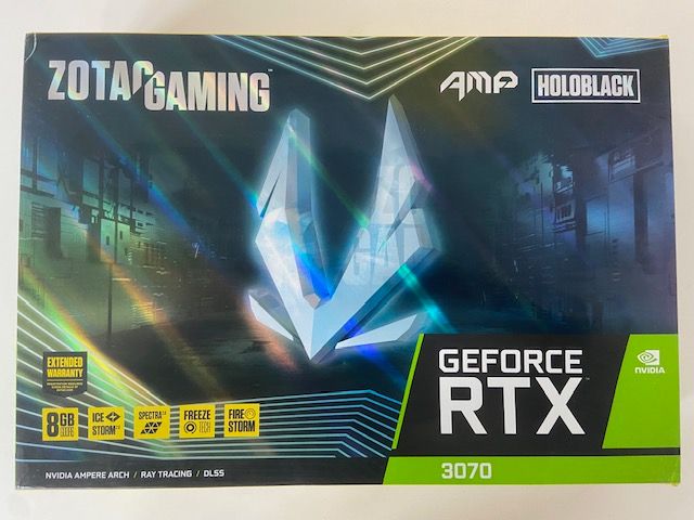 ZOTAC GAMING RTX 3070 AMP HOLOBLACK 8GB