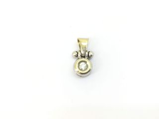 Colgante Oro 18k con Piedra