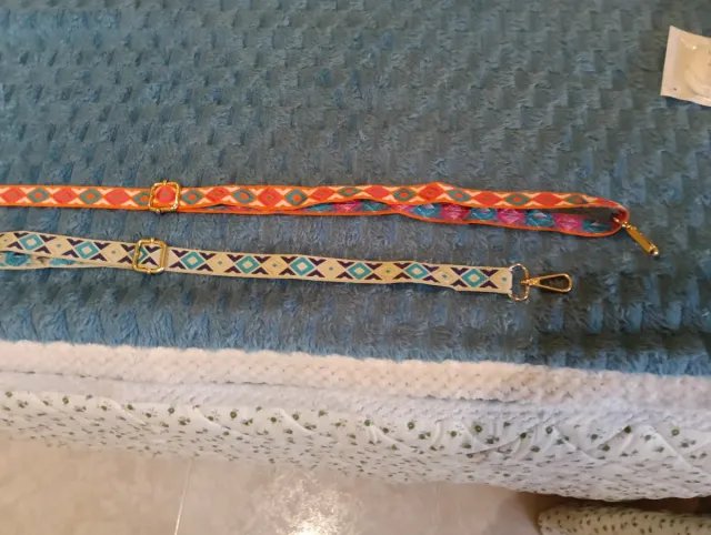 Correas para bolso con enganches dorados