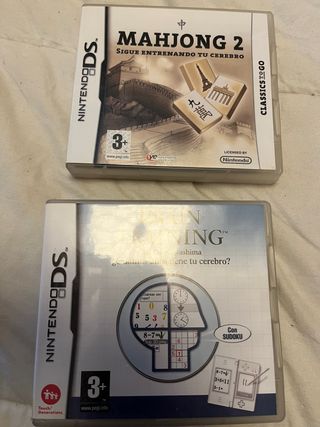 Mahjong 2 + Brain Training Nintendo DS