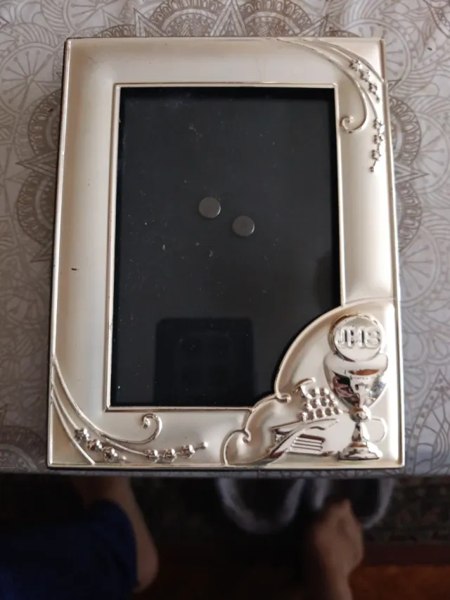 Marco de fotos plateado