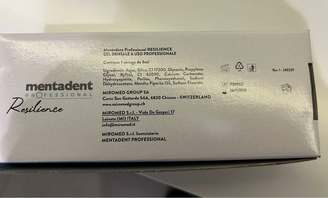 Mentadent Professional Resilience Pasta Lucidante