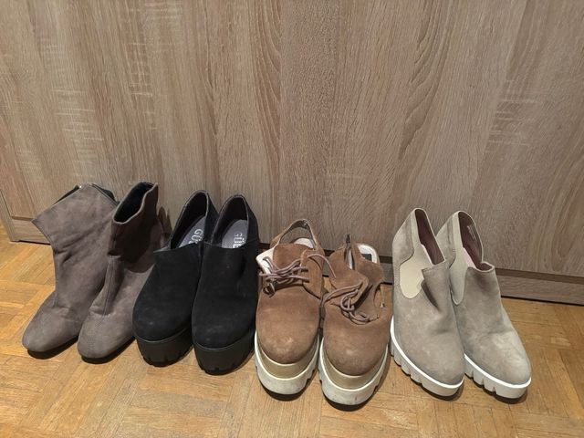 Lote Zapatos Mujer Botines y Mocasines