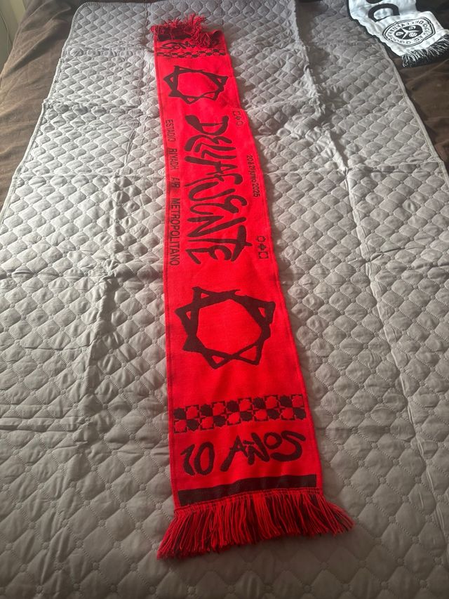 Bufanda Dellafuente Roja y Negra