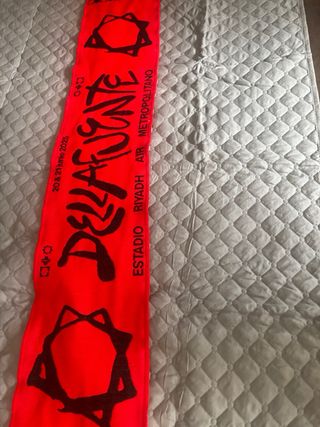 Bufanda Dellafuente Roja y Negra