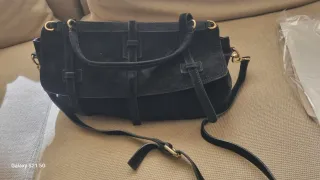 Borsa scamosciata Avenue67 nera