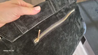 Borsa scamosciata Avenue67 nera