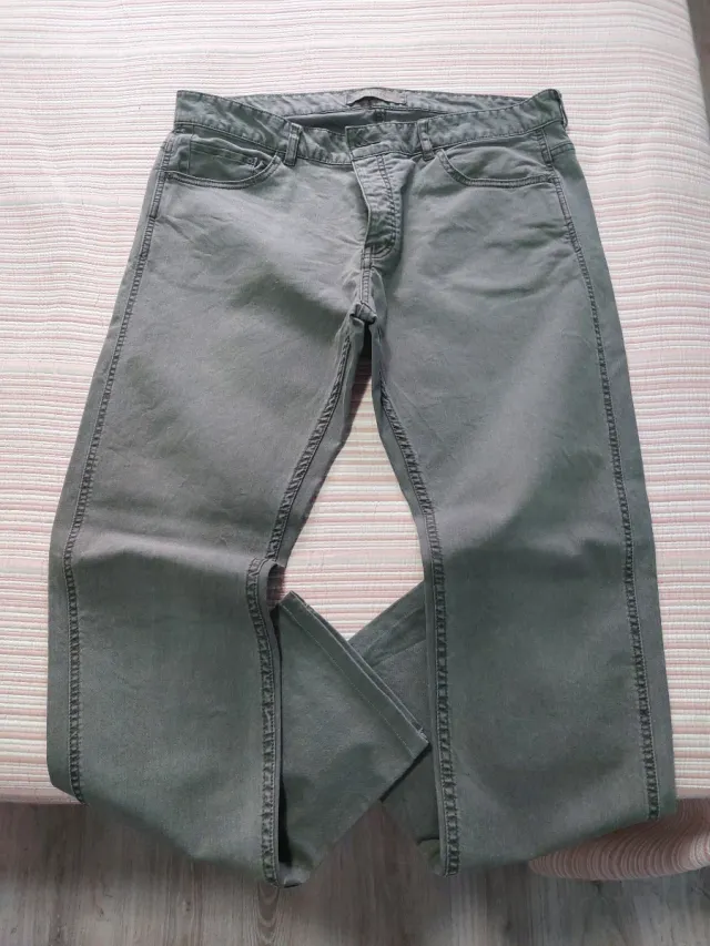 Pantalón vaquero verde Scalpers hombre