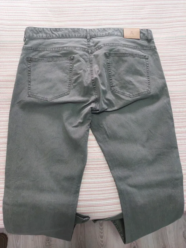 Pantalón vaquero verde Scalpers hombre
