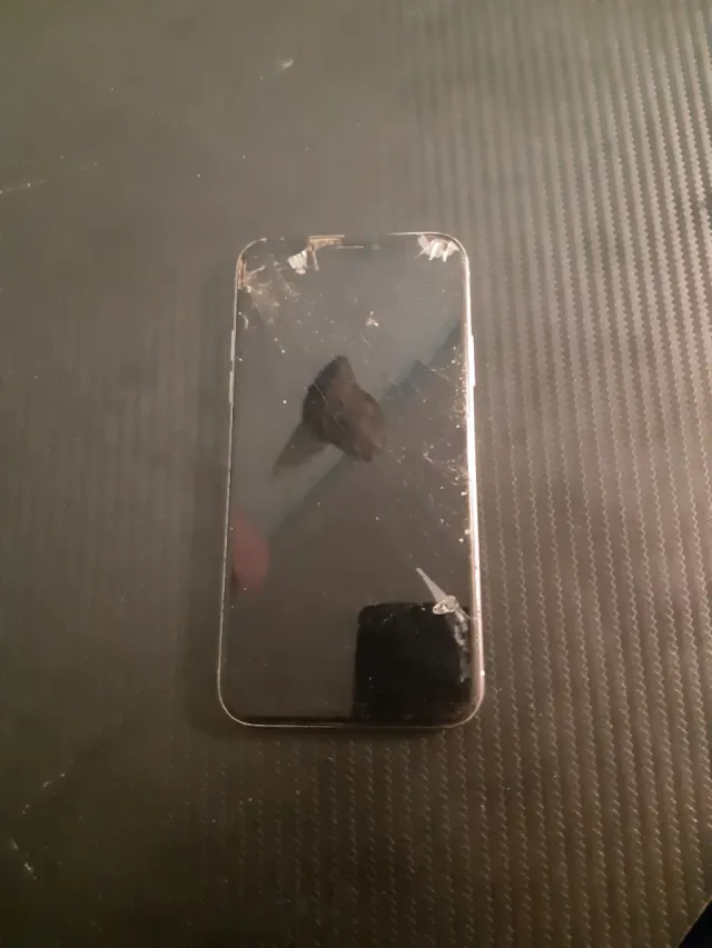 iPhone XS con schermo e retro rotti