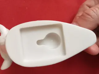 Appendiabiti da parete cervo bianco