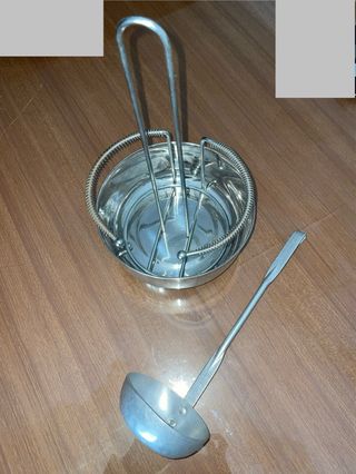 Portautensilio da cucina + mestolo