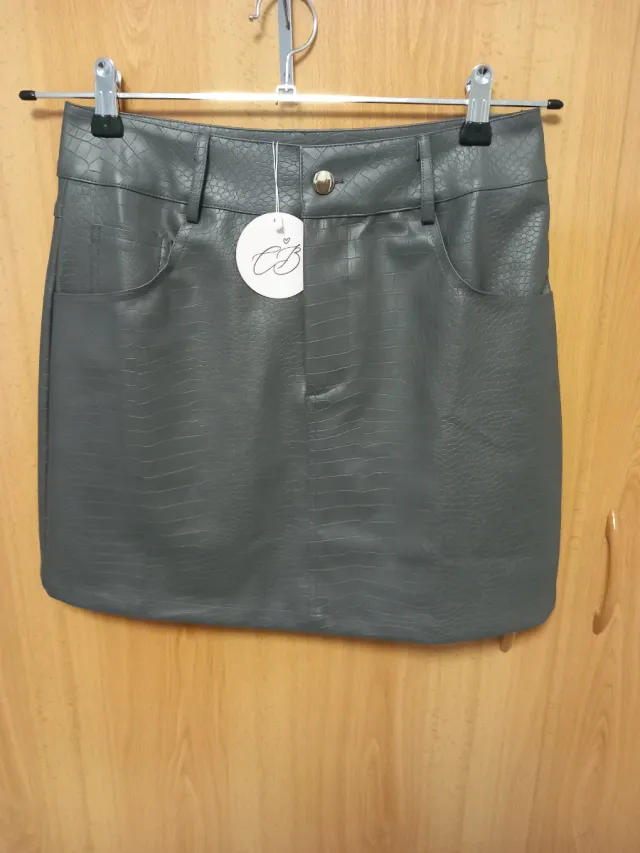 Falda Anima Print Gris