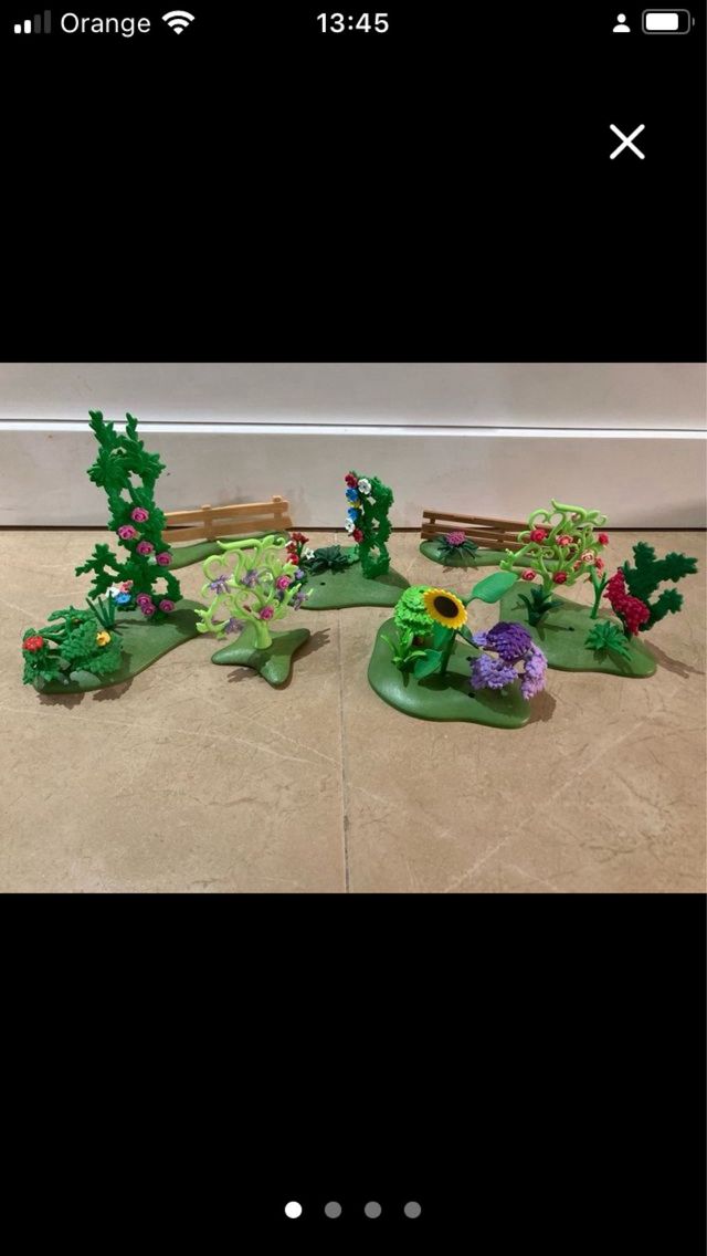 Lote Playmobil Jardín