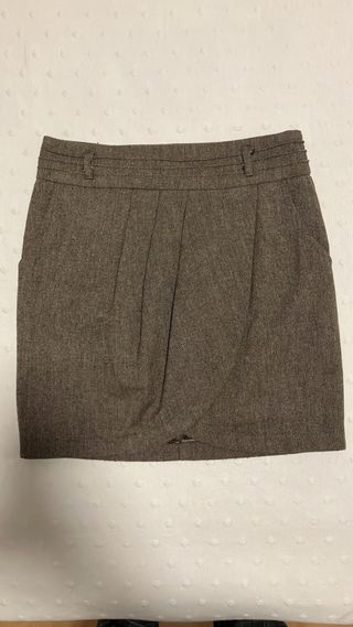 Falda marrón invierno