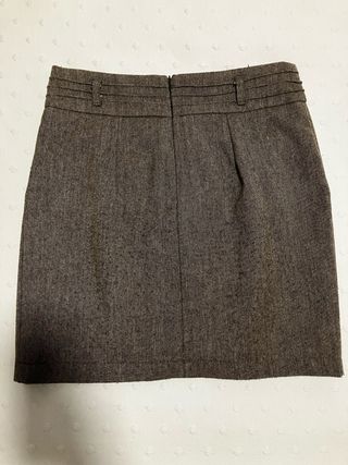 Falda marrón invierno