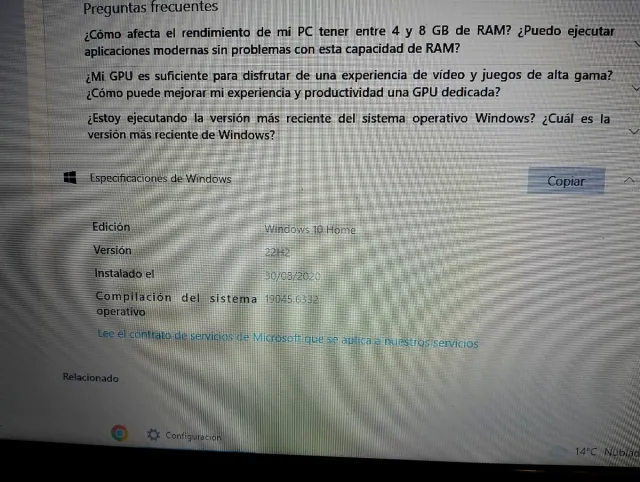 Portátil Acer Negro