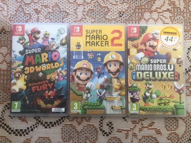 Pack 3 Juegos Mario Nintendo Switch