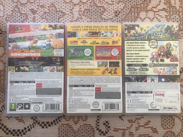 Pack 3 Juegos Mario Nintendo Switch