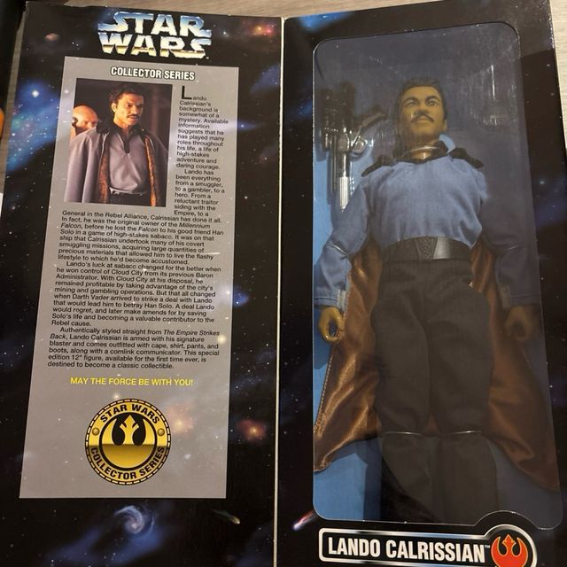 2 Figuras Star Wars Lando y Luke. Envío Incluido.