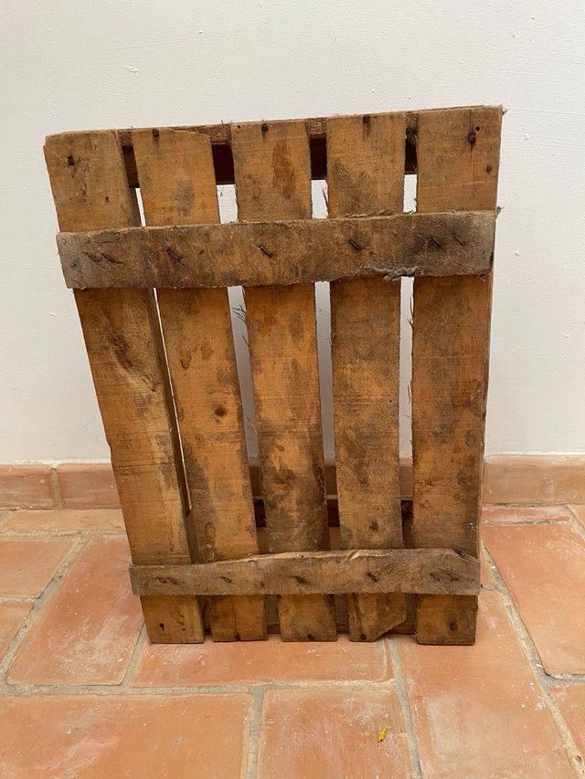 Caja de madera rústica vintage