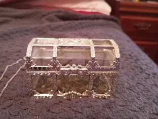 Cadena de plata Nudo de bruja y doble protección