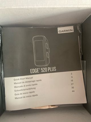 Garmin Edge 520 Plus + Sensor Velocidad + Funda