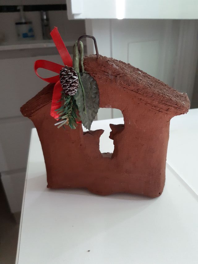 Belén de terracota artesanal