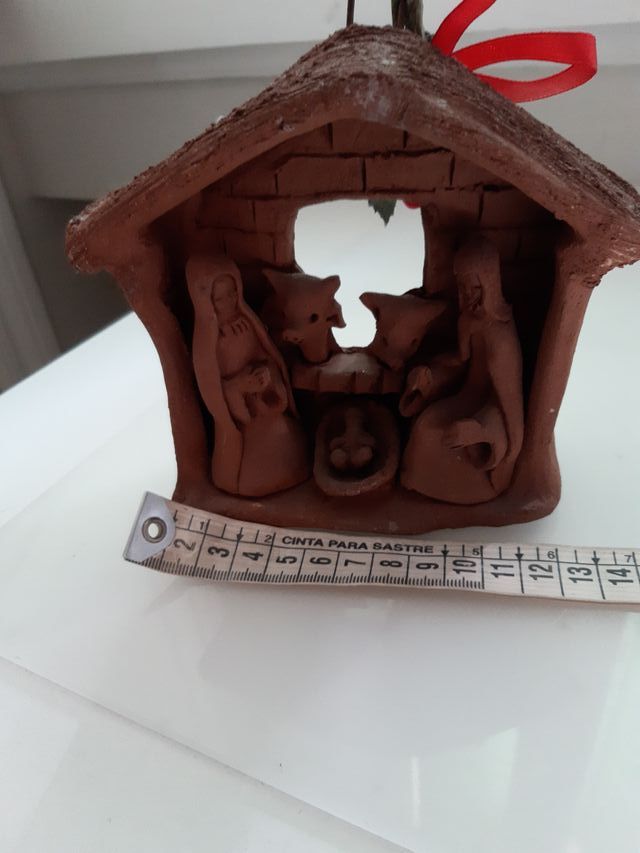 Belén de terracota artesanal