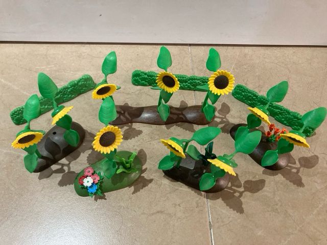 Lote Playmobil Girasoles