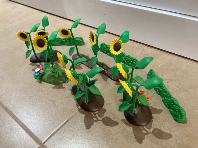 Lote Playmobil Girasoles