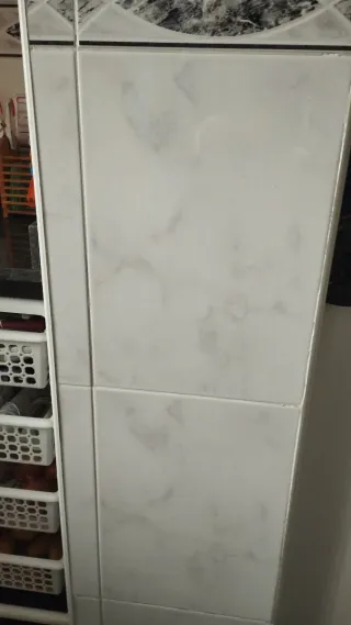 Busco Azulejo blanco 45x31 con vetas grises