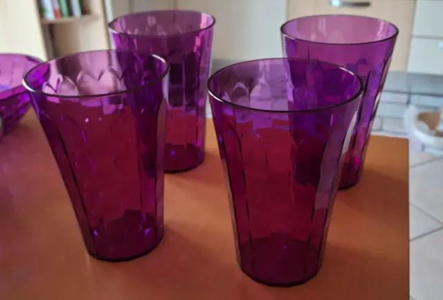 Set Insalatiera Ciotoline e Bicchieri Viola