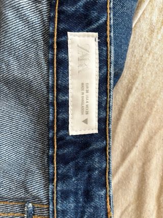 Pantalón vaquero recto mujer talla 36