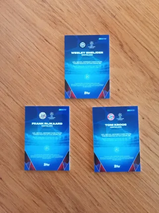 3 Cromos UCL Medal Winner Match Attax 25/26