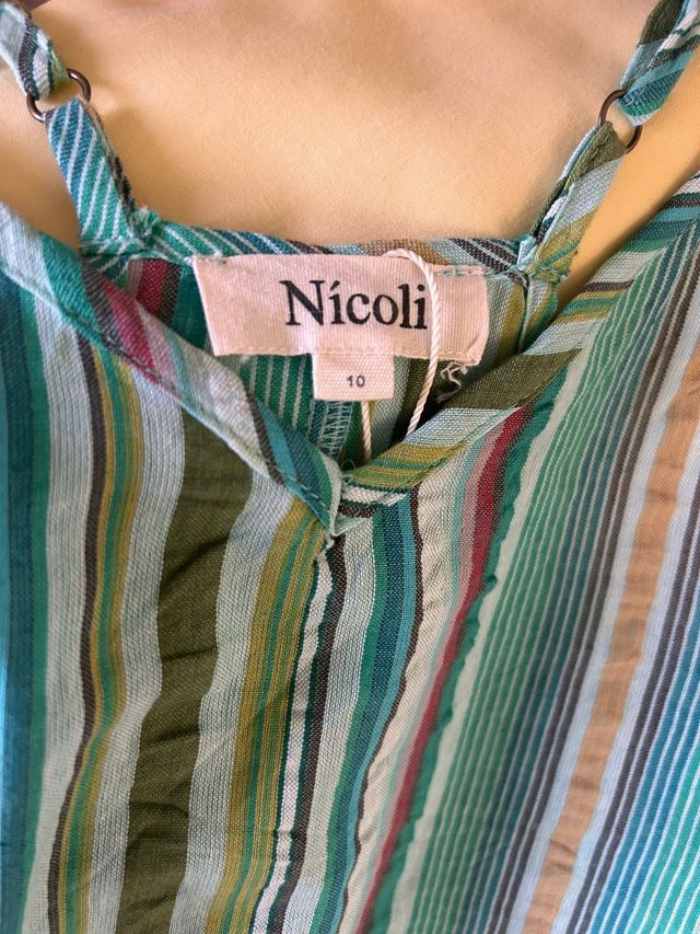 Vestido Nicoli Talla 10 sin estrenar