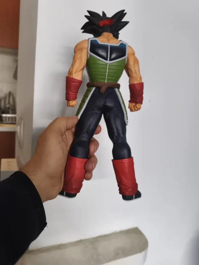 Figura PVC Bardock 2 cabezas SSJ
