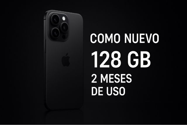 iPhone 16 Pro 128GB Negro - Como Nuevo