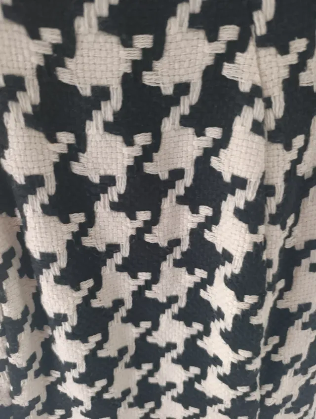 Vestido Tintoretto Negro y Beige