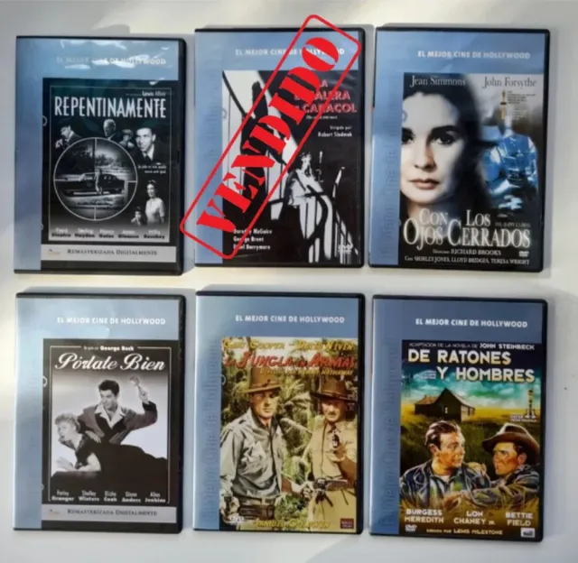 Películas Hollywood DVD 2x1€