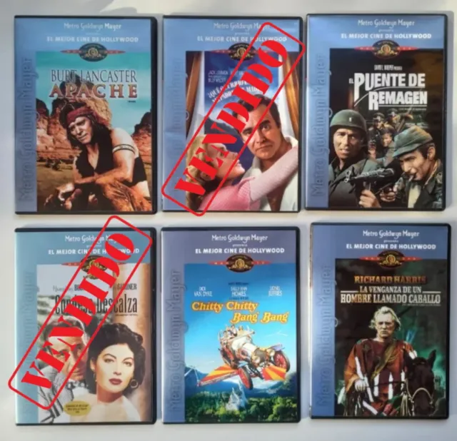 Películas Hollywood DVD 2x1€