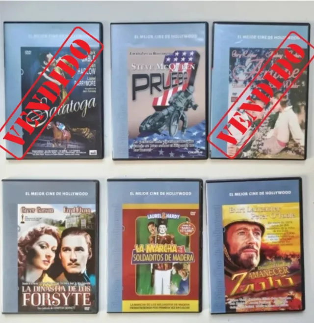 Películas Hollywood DVD 2x1€