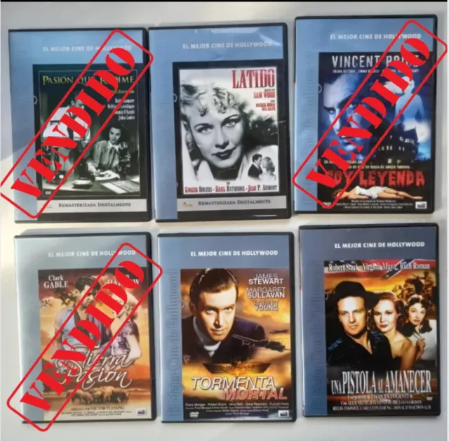 Películas Hollywood DVD 2x1€