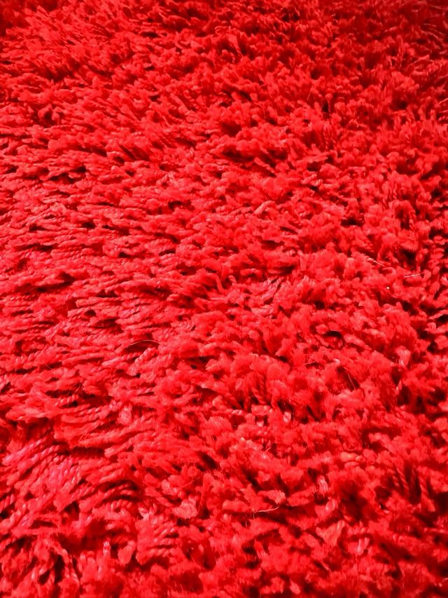 Alfombra Shaggy Roja Ikea