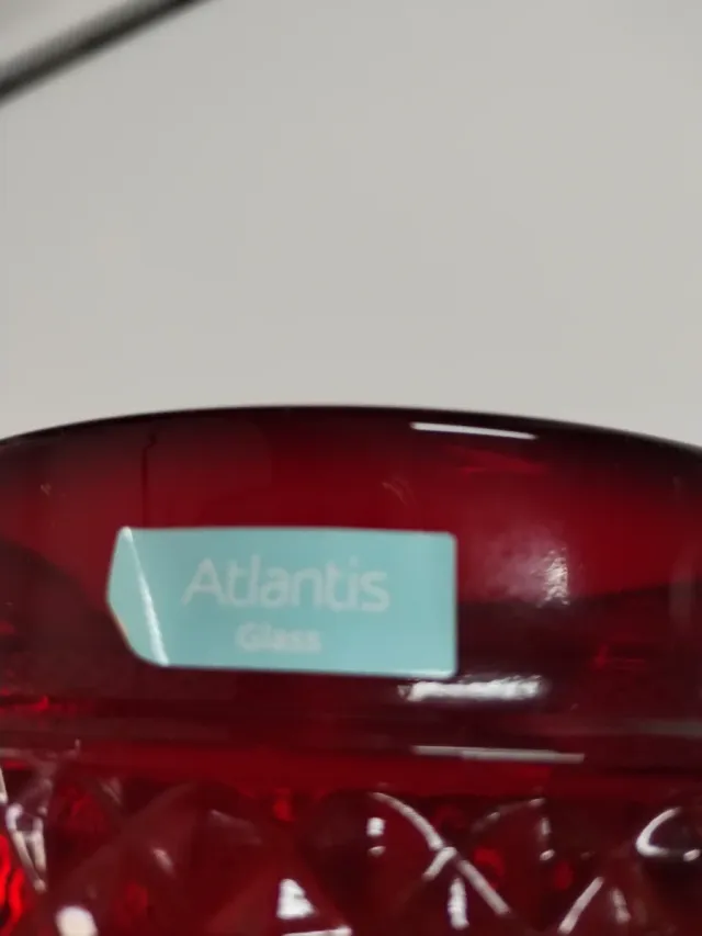 Jarro Atlantis Vermelho Vidro